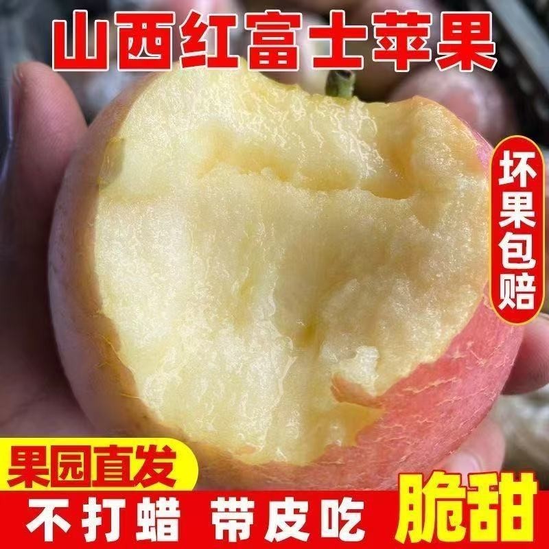 【脆甜多汁】正宗头茬红富士苹果脆甜冰糖心苹果当季新鲜水果批发