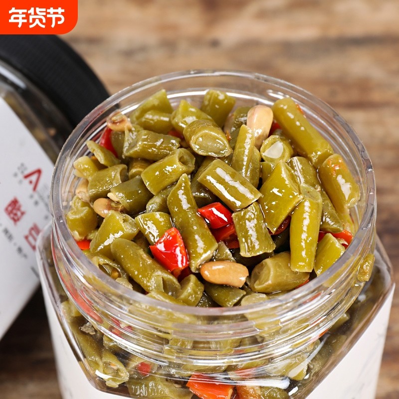 三知情酸豆角湖南下饭菜开味腌制泡菜咸菜农家自制罐装香辣小菜,水产肉类/新鲜蔬果/熟食,腌制/榨菜/泡菜,淘宝优惠券,粉丝福利购,淘宝优惠卷