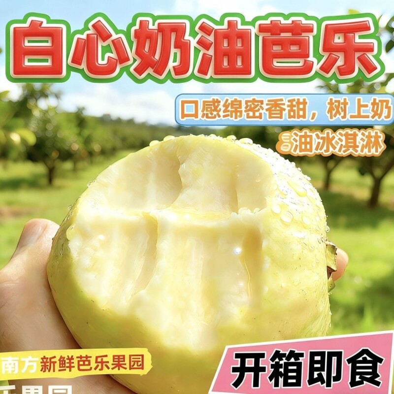 (包软糯)浓香鸡屎果土芭正宗乐稀有番石榴冰淇淋口感芭乐浓
