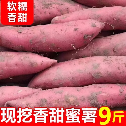 9斤新鲜红薯包|超1.3万次加购