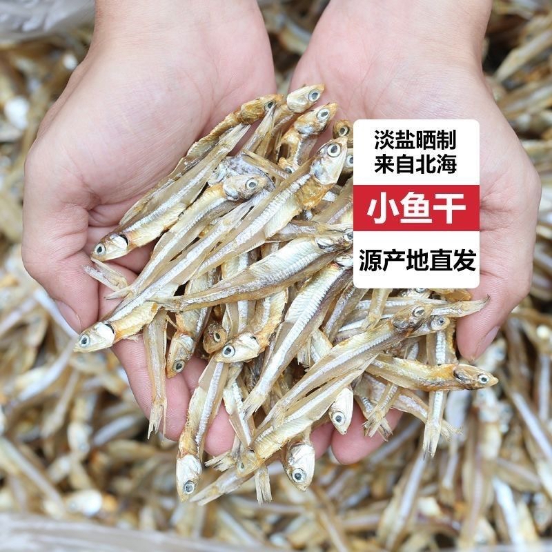 新货北海淡干小海燕鱼干咸鱼淡晒小鱼干面条鱼无盐海鲜特产干货