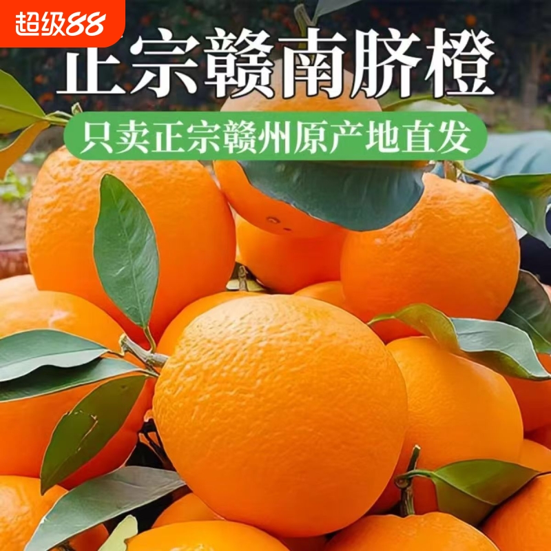 【可溯源】正宗核心赣南脐橙当季孕妇水果现摘赣州果冻橙冰糖甜橙