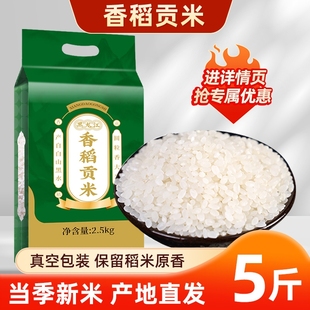 邹有才东北香稻大米5斤新米黑龙江珍珠贡米长粒香米真空包装优质