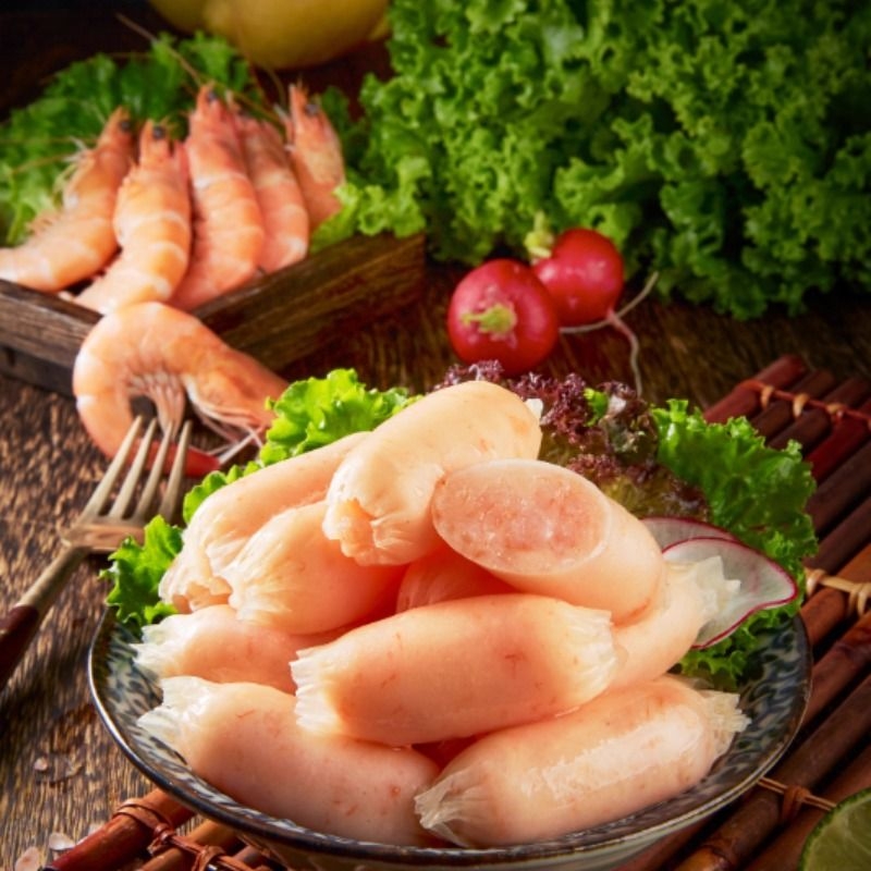 巨浪鲜虾肠波波肠鱼丸火锅料肉枣肠