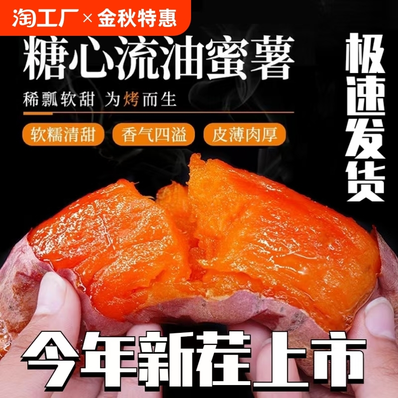 西口蜜西瓜红蜜薯安徽新鲜现挖