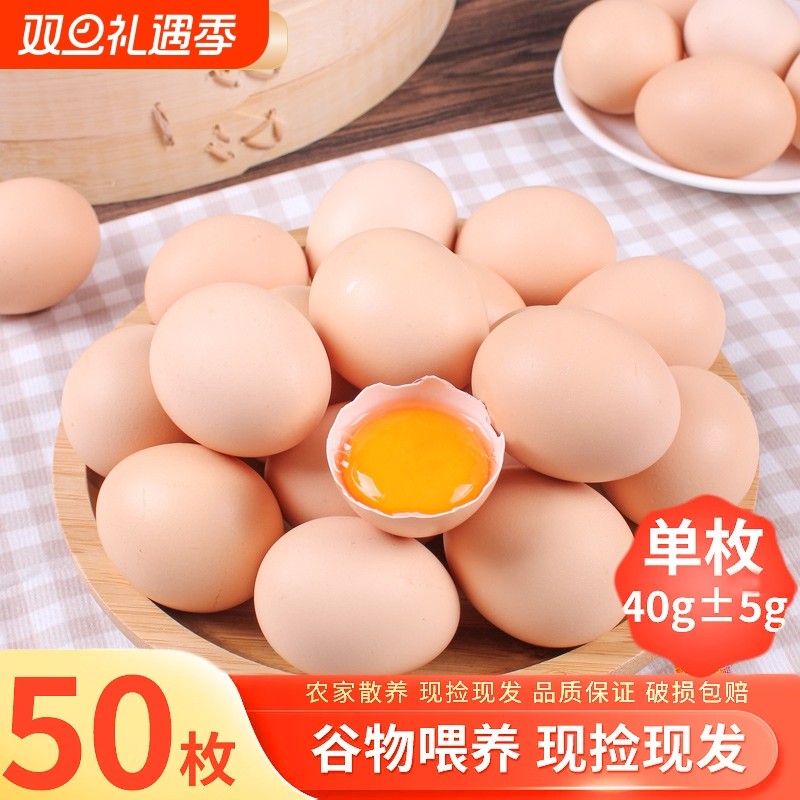 【破损包赔】农家散养土鸡蛋鲜鸡蛋无添加纯天然宝宝孕妇营养辅食