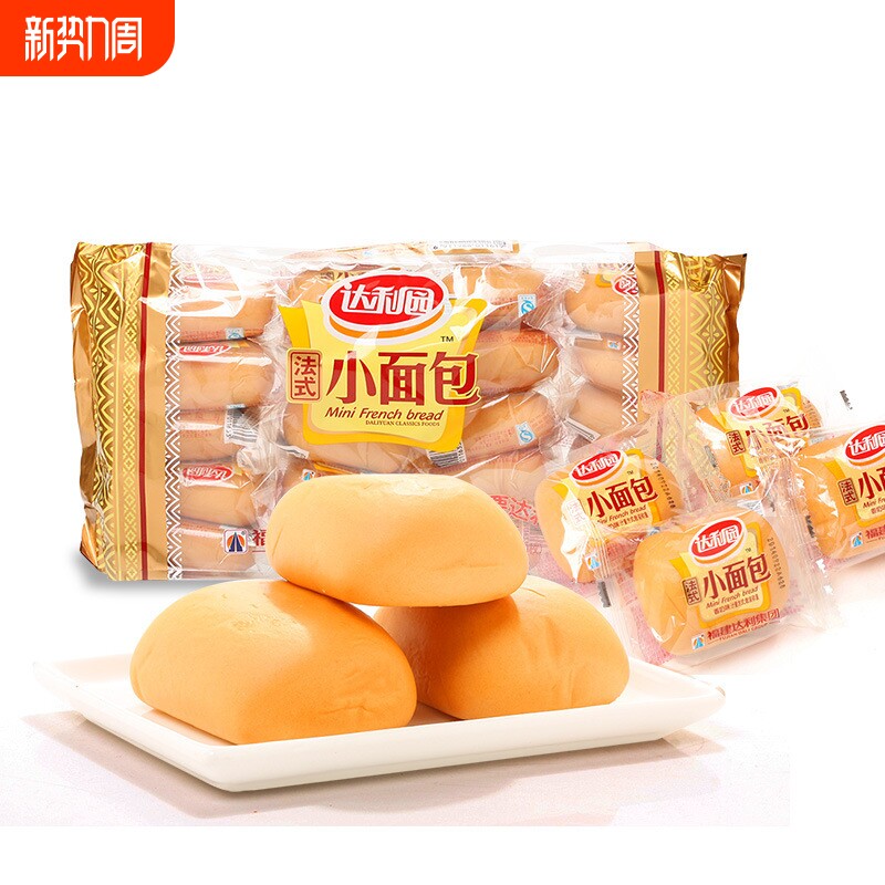 达利园小面包软面包乳酸菌法式400g20枚独立包装早餐包小包装年