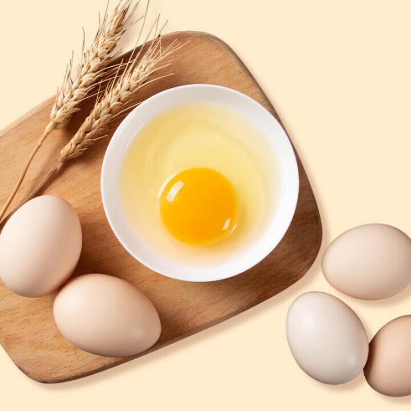 邦邦蛋鸡蛋可生食新鲜散养30枚盒谷物营养早餐农场无抗生素30枚