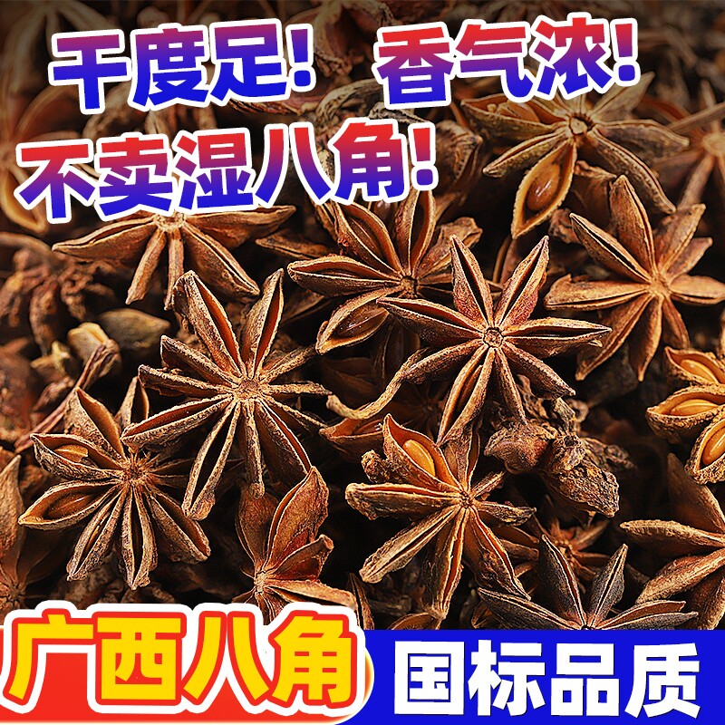 川珍x聚山味 广西八角茴香大料香辛料卤肉料厨房调味品包邮正品