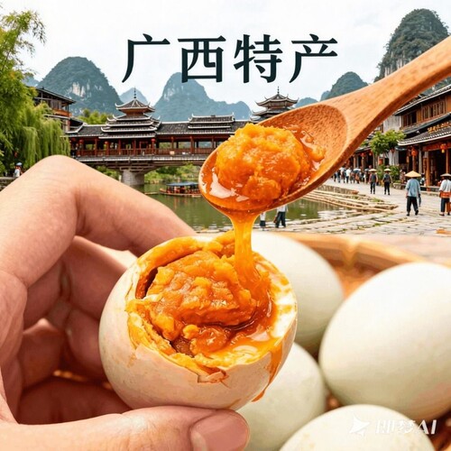 广西烤海鸭蛋咸鸭蛋正宗流油整箱北部湾红树林特产咸蛋蛋黄腌制