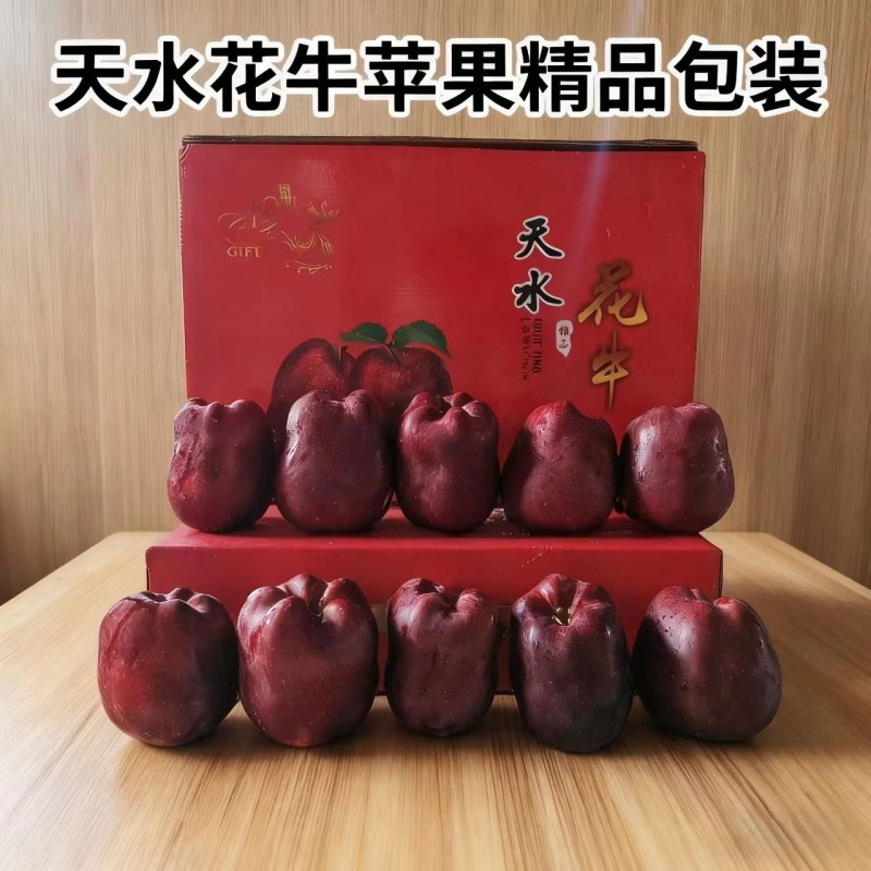 精品礼盒装甘肃天水花牛苹果新鲜水果高档包装元旦佳节送礼苹果,水产肉类/新鲜蔬果/熟食,苹果,淘宝优惠券,粉丝福利购,淘宝优惠卷