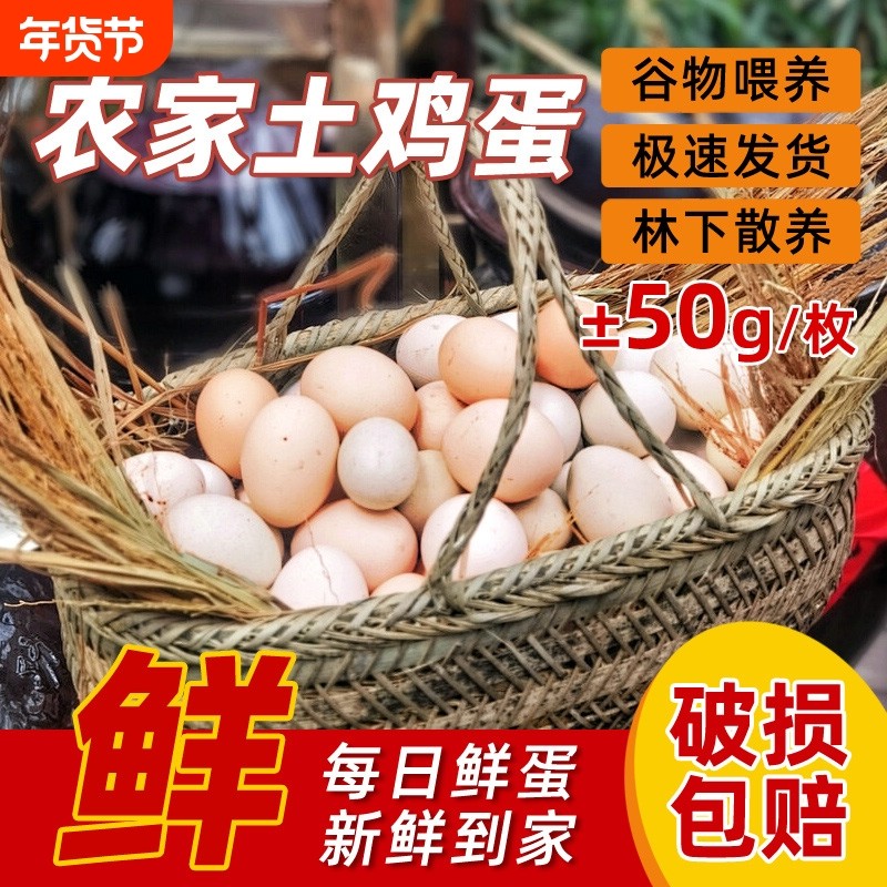 新鲜土鸡蛋农村散养湖北大别山孕妇儿童虫草蛋早餐营养谷物鲜蛋,水产肉类/新鲜蔬果/熟食,鸡蛋,淘宝优惠券,粉丝福利购,淘宝优惠卷
