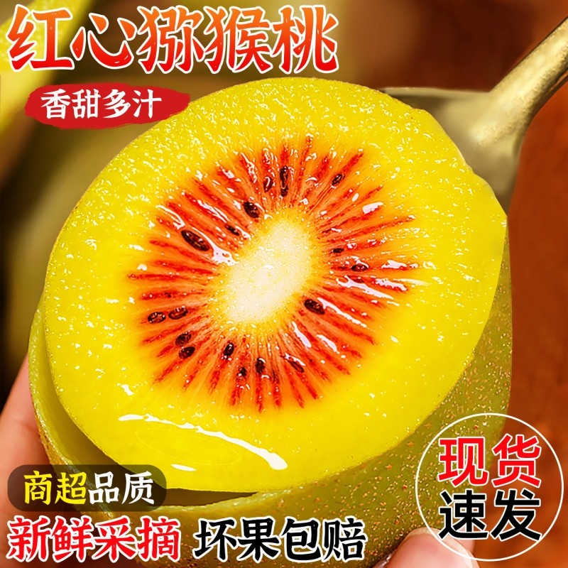 四川红心猕猴桃奇异果新鲜包邮大果30枚装水果当季整箱现摘包邮,水产肉类/新鲜蔬果/熟食,奇异果/猕猴桃,淘宝优惠券,粉丝福利购,淘宝优惠卷