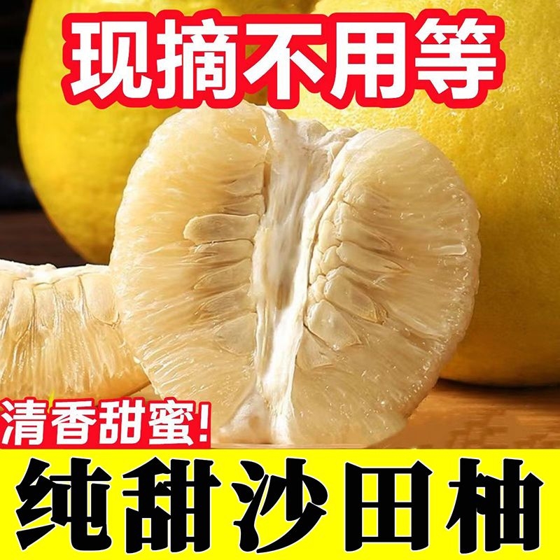 正宗梅州沙田柚纯甜大果箱装