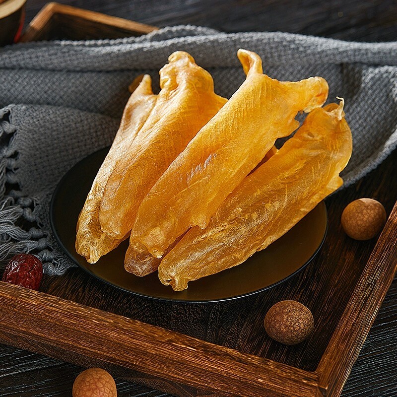 天然黄花胶鱼肚天然深海鱼鳔鱼泡孕妇滋补胶原蛋白鱼胶干货正品