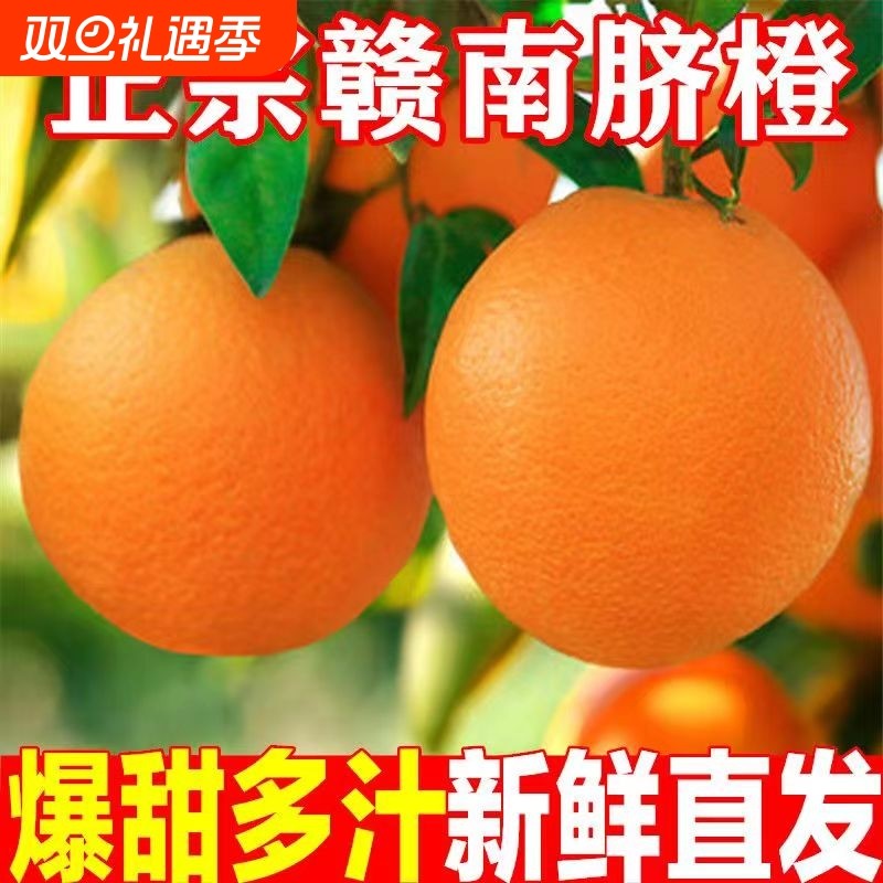正宗江西赣南脐橙水果应当季现摘手剥新鲜橙子赣州精品果整箱