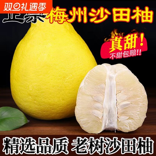 包甜不酸正宗梅州沙田柚精品箱装