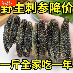 野生干货大连淡干纯淡海参非即食海参野生辽参非干货特价海生刺参