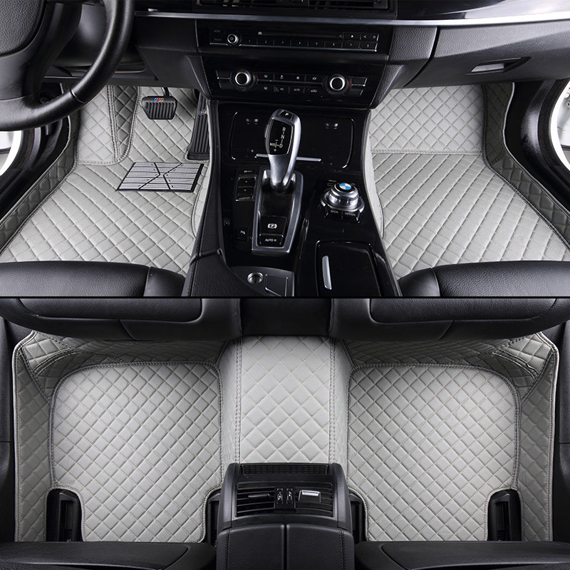 速发4用于A1AAA适L  A6L 7 A8LQQ5Q7S5Q2L专用全包围灰色脚垫