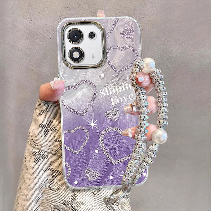 适用荣耀X70i手机壳X60Pro渐变爱心X50GT高级感超好看X40i网红爆款X30带挂绳镜头膜honor女保护套x70全包防摔,3C数码配件,手机保护套/壳,淘宝优惠券,粉丝福利购,淘宝优惠卷