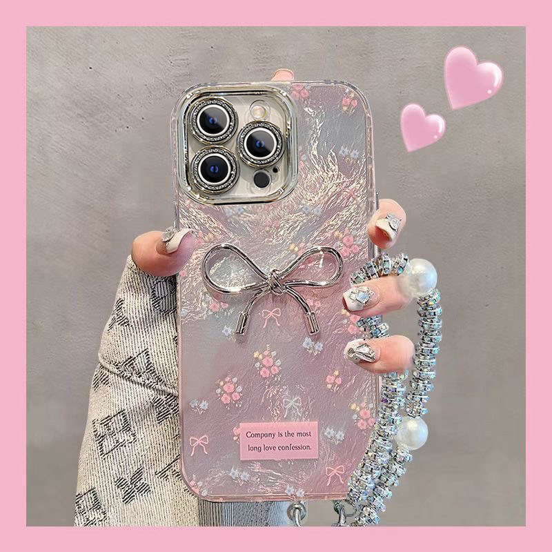 适用苹果16Promax手机壳15Plus蝴蝶结碎花14Pro高级感13带手炼12镜头膜iPhone11保护套8/7全包防摔X简约S创意,3C数码配件,手机保护套/壳,淘宝优惠券,粉丝福利购,淘宝优惠卷