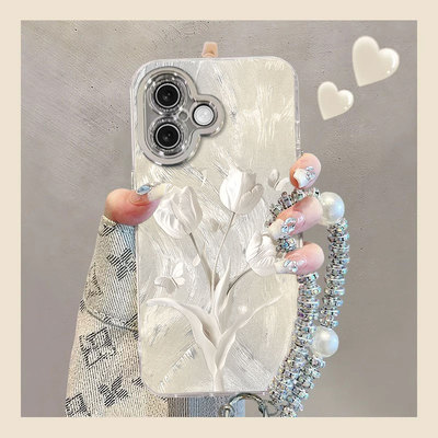 适用苹果系列花朵支架手链外壳