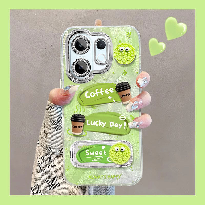 适用vivoS30手机壳咖啡煤球S30Promini创意公仔s20镜面支架s19Pro新女款s18e轻奢高级s17时尚爆款s16全包防摔,3C数码配件,手机保护套/壳,淘宝优惠券,粉丝福利购,淘宝优惠卷