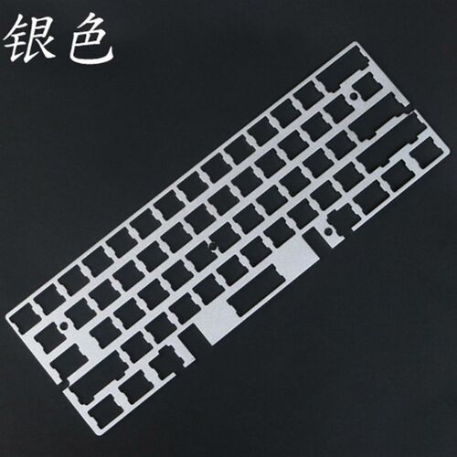 定位板 gh60 rs60 pcb钢板 阳极铝定位板 poker2 客制化机械键盘