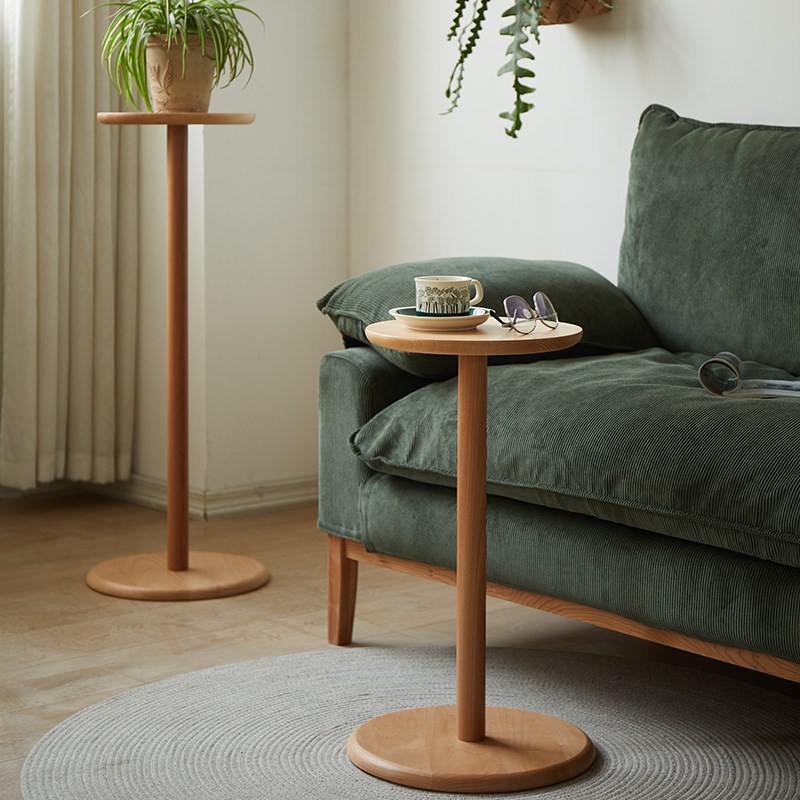 实木沙发边几家用客厅小型茶几阳台边柜小桌子角几床头迷你置物架