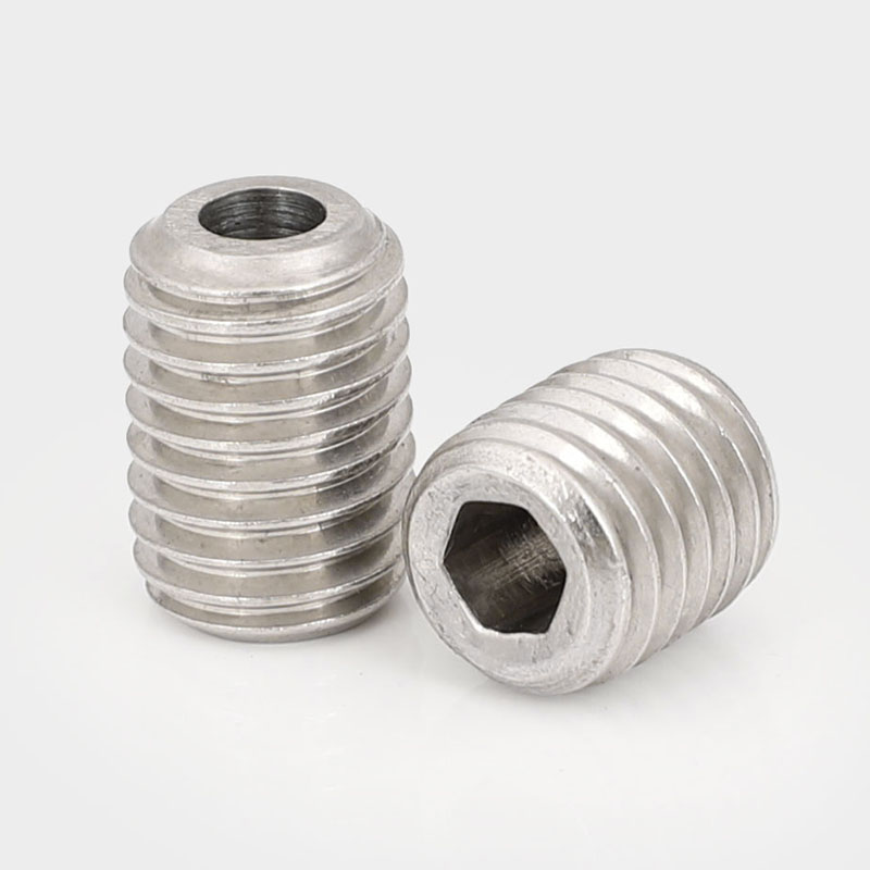 M6M8M10M12M16 304不锈钢紧定螺丝空心紧定通孔螺丝阀芯空心螺丝