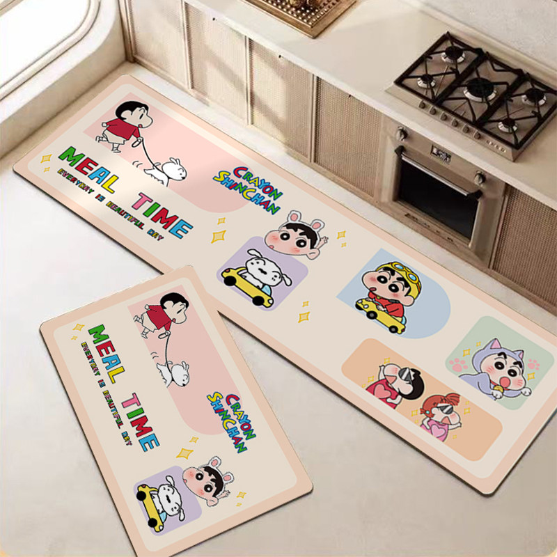 硅藻泥厨房地垫吸水吸油可擦防油防滑耐脏脚垫可裁剪厨房地毯垫子,居家布艺,厨房地垫,淘宝优惠券,粉丝福利购,淘宝优惠卷