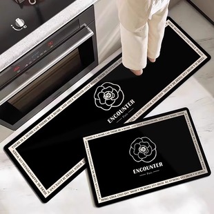 硅藻泥厨房地垫2025新款 防滑耐脏厨房脚垫门口吸水厨房地毯可裁剪