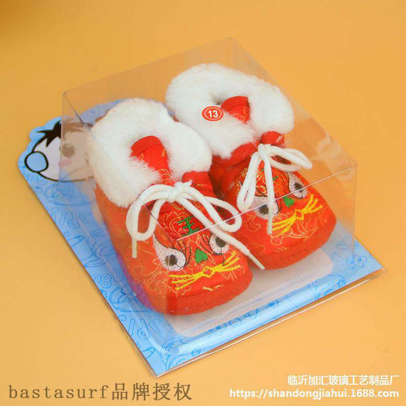 Infant tiger head shoes baby autumn and winter satin shoes