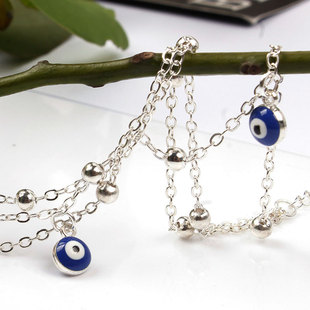 Anklet beach foot accessories full hand tassel double side b