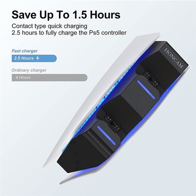 PS5 Type-C DualSense Charging Station Dual Charging Dock Cha