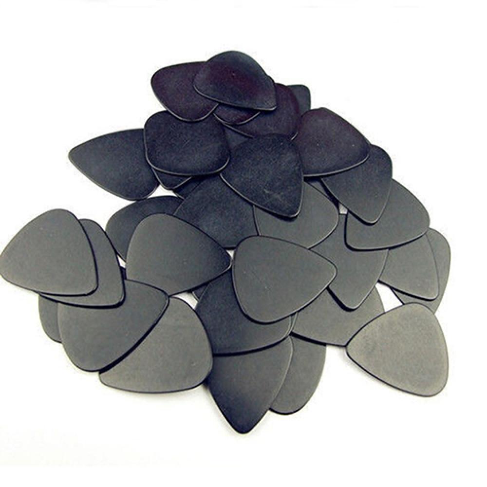 10 Pieces Musical Accessories Black 0.5mm Guitar Picks Plect