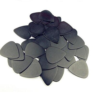 10 Pieces Musical Accessories Black 0.5mm Guitar Picks Plect