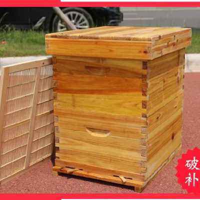 极速成品巢础巢框杉木煮蜡平箱y蜂业防潮木制立式工具套装外用
