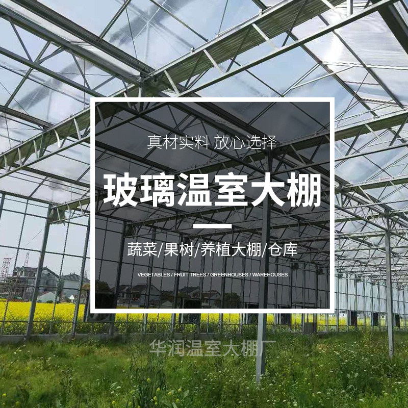 新品玻璃蔬菜大棚温室p大棚 全套 花卉 种菜大棚架子骨架钢管定制