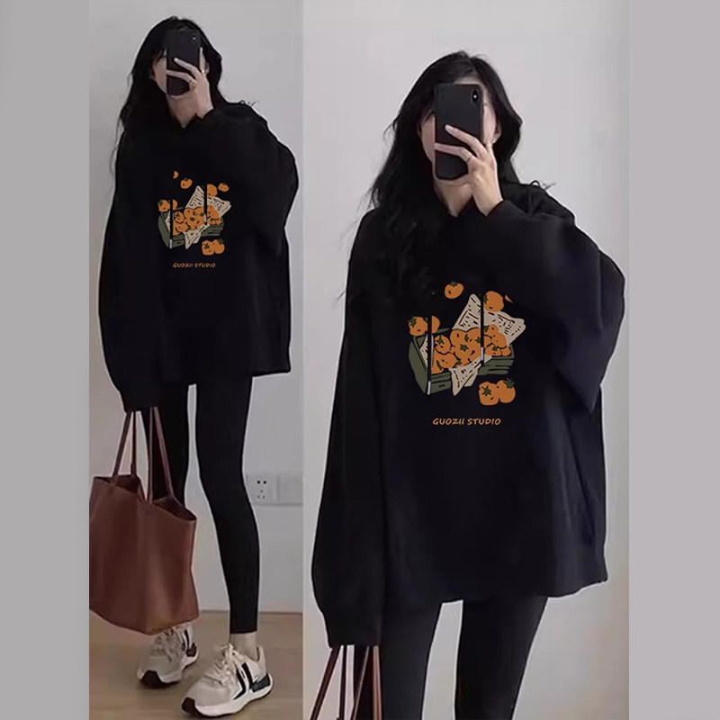 好货孕妇卫衣春秋款上衣女长袖秋冬衣服秋装2025新款大码宽松连帽