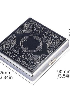 Double-Open Metal Cigars Cigarettes Cases For About 20