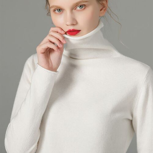 好货Turtleneck Women Sweaters 2022 Autumn Winter Sweater Kni