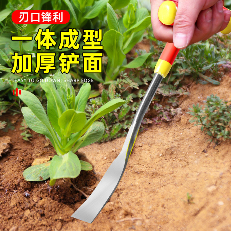 好货不锈钢蒜铲挖野菜神器园艺种花除草工具户外挖土采药材专用小