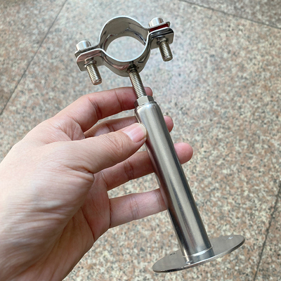 极速304不锈钢管支架可调节110-150范围水管管夹卡箍瓦斯固定管卡