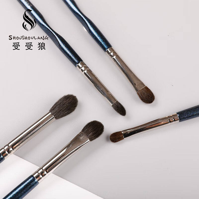 好货受受狼(shoushoulang)五月系列5支眼部套刷尖锥眼影刷火苗