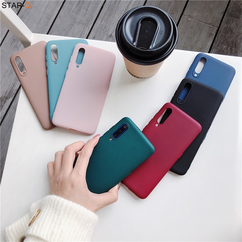 Candy Color Matte Silicone Phone Case For Samsung Galaxy A50
