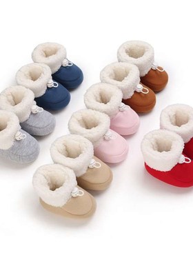 Winter models 0-1 year old mens and womens baby shoes thic