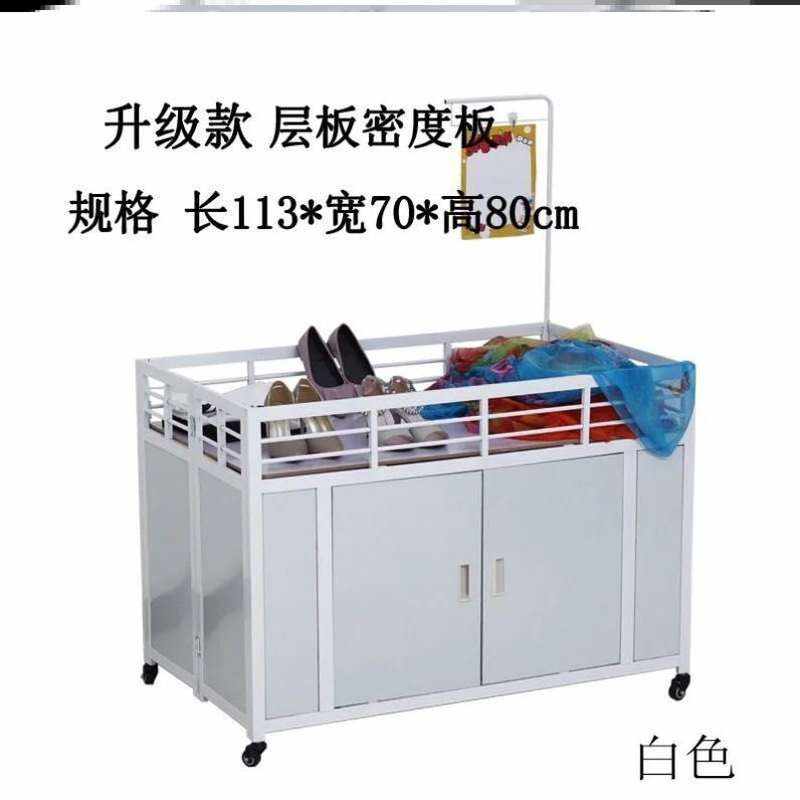 特卖商场新款售货车花车超市促销台推头柜加油站展台带轮洗化用品