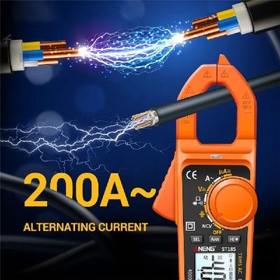 ST185 Digital Clamp Meter 4000 Counts 200A Multimeter
