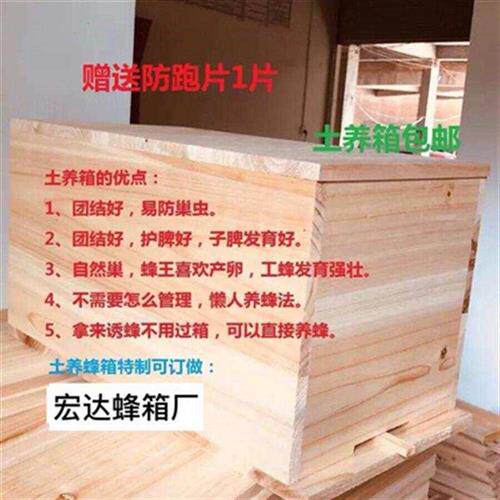 极速雅阁居小屋土养蜂箱老式蜂箱诱蜂箱招蜂箱小型蜂箱交尾箱沉盖